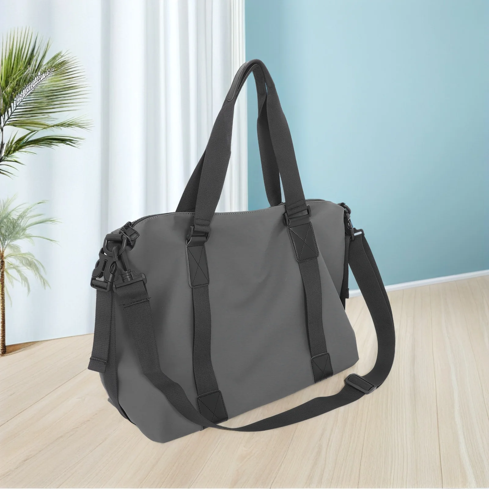 Yoga Mat Storage Bag Organizer Large Capacity Lightweight Polyester Gym Workout Travel Tote Women Spacious Durable Dual Carry