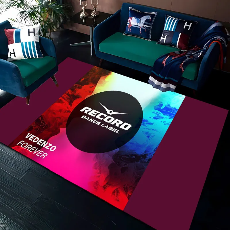 

Retro Music Record Printing Large Area Carpets for Home Living Room kids Bedroom Sofa Doormat Kitchen Floor Rugs Anti-slipDecor