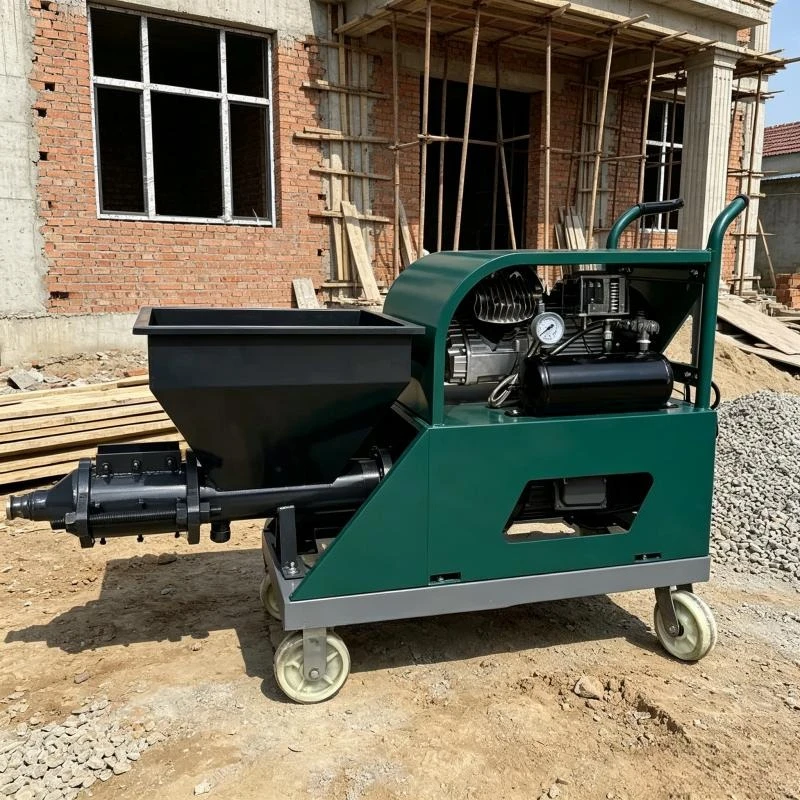 Mortar Spraying Machine Cement Sprayer Shotcrete Gun Concrete Pump Diesel with Mixer for Tunnel Support and Slope Protection