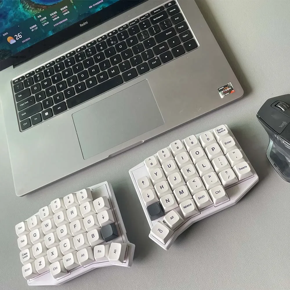 Sofle66 Split Mechanical Keyboard Hot-swap Sofle Kit 2.4G Single Mode Wireless MX Keyboard Ergonomics VIAL Programmable