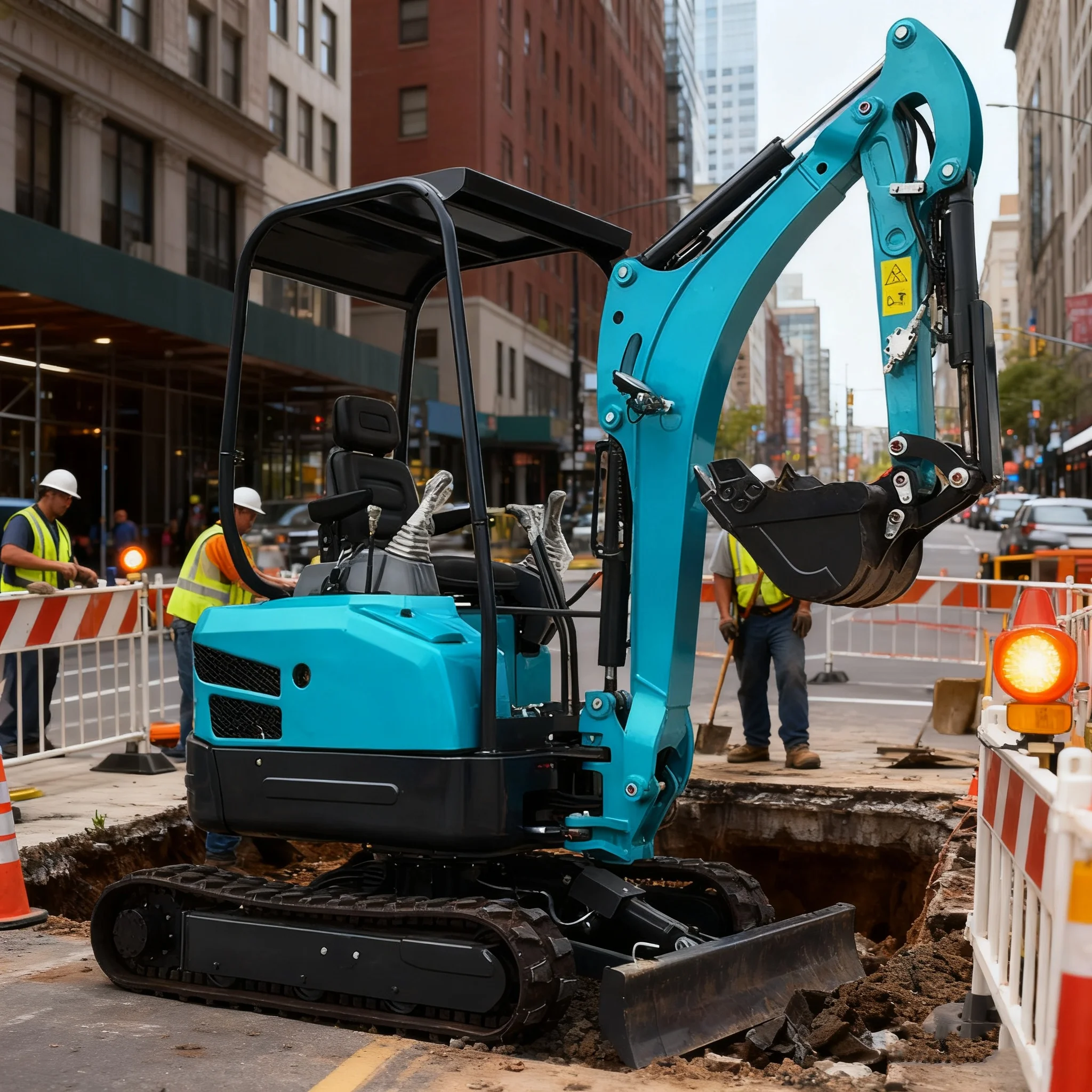 2.2 طن معدات الهندسة الحضرية والريفية المدمجة CE EPA محرك أوروبي 5 كوبوتا 1 طن 2 طن حفارة #1