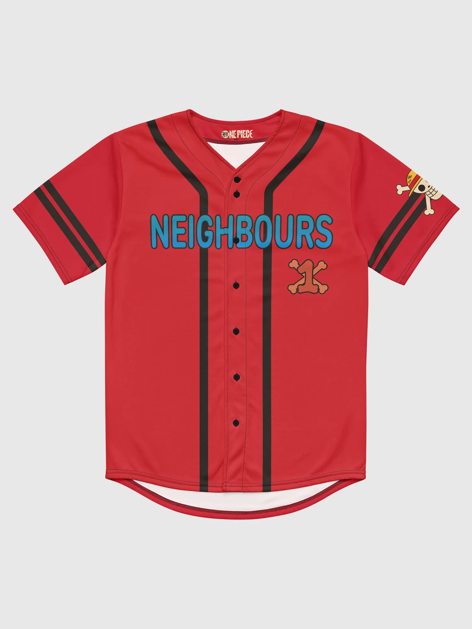 One Piece skeleton Baseball jersey One Piece Live Edition jersey Summer Sports Men's T-Shirt Children's Clothing Tee Y2k Woman