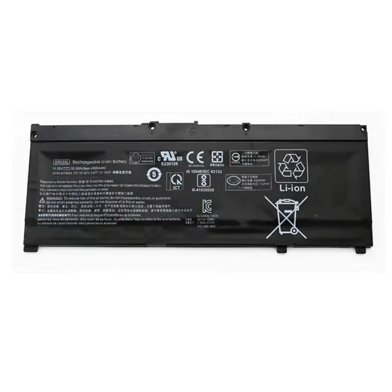 7XINbox SR03XL HSTNN-IB8L L08934-1B1 L08855-855 52.5Wh 4550mAh 11.55V Laptop Battery For HP Pavilion 15-CX0058WM 15-CX