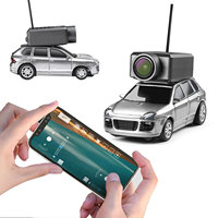 1:64 FPV RC Car with 720P HD Camera, 2.4G WiFi APP Control, Full Proportional Steering & Throttle, Gyro Stabilizer, Silver Gray