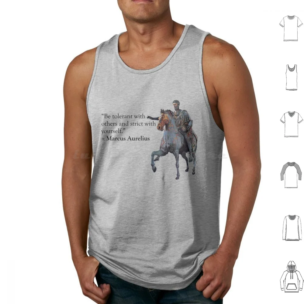 Marcus Aurelius Stoic Motivation Tank Tops Vest Sleeveless Stoic Stoicism Mindset Philosophy Stoicphilosophy Stoicquote