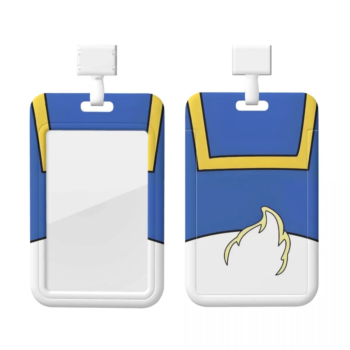 

Custom Donald Duck Card Badge Holder Card Holder Men Women Funny Cartoon Neck Strap ID Credential Holder For Nurse