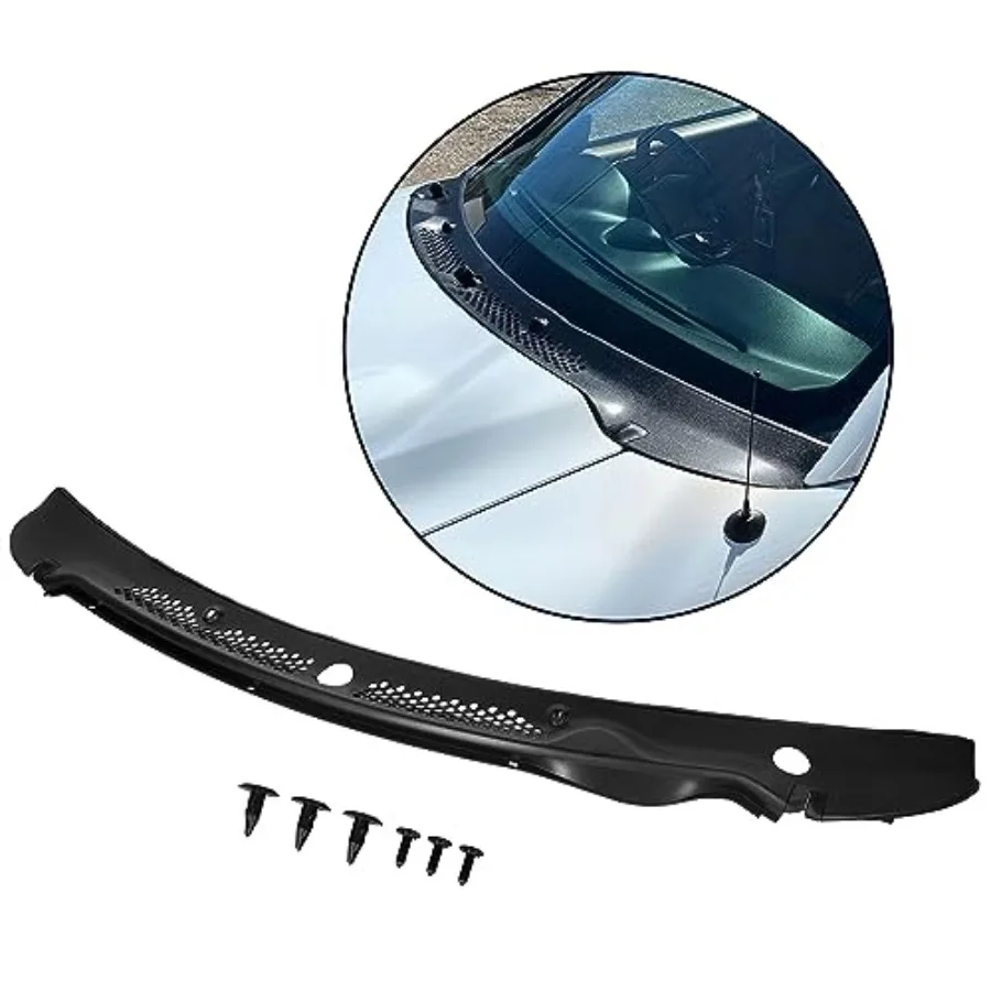 

Windshield Cowl Grille Vent Wiper Cover Panel for 19941998 Ford Mustang Cobra Enhances Vehicle Aesthetics and Provides Effectiv