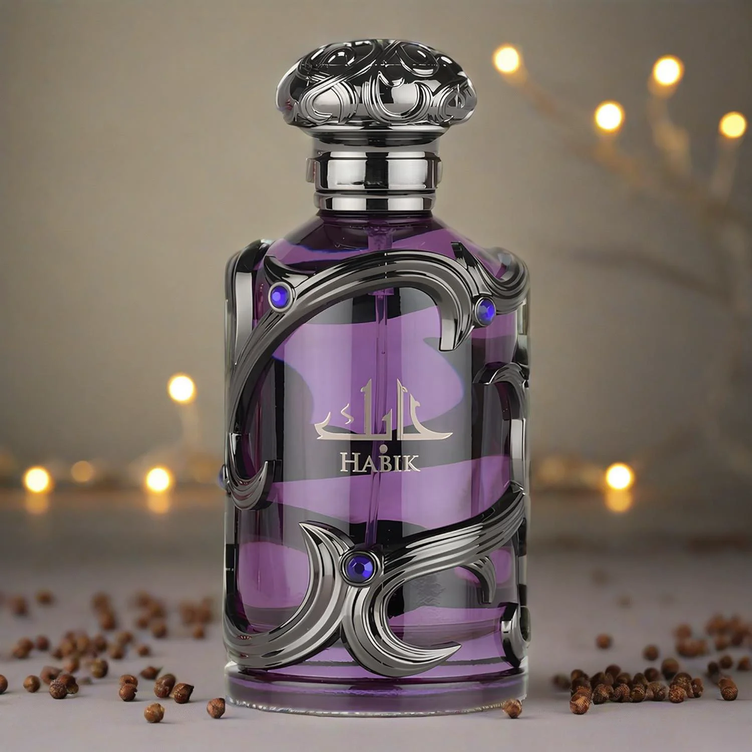 

Habik Eau de Parfum Spray for Men 3.4 Ounce Premium Arabian Perfumes Lasting Spicy Aromatic Lasting Fragrance 100 ml