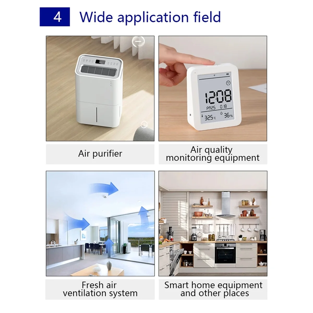 

Electrochemical CH2O Formaldehyde Sensor Gas HCHO Sensor Module Smart Home Devices