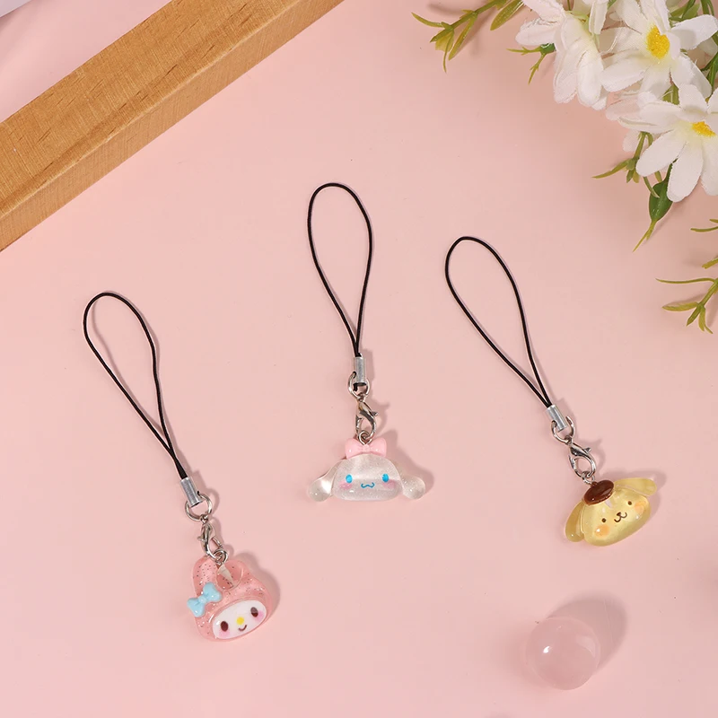 Sanurgente Kuromi Lanyard for Girls, My Melody Cinnamoroll Student Beauty, iPhone Phone Case, Backpack Dolls Pendant, Charm Toy Gifts