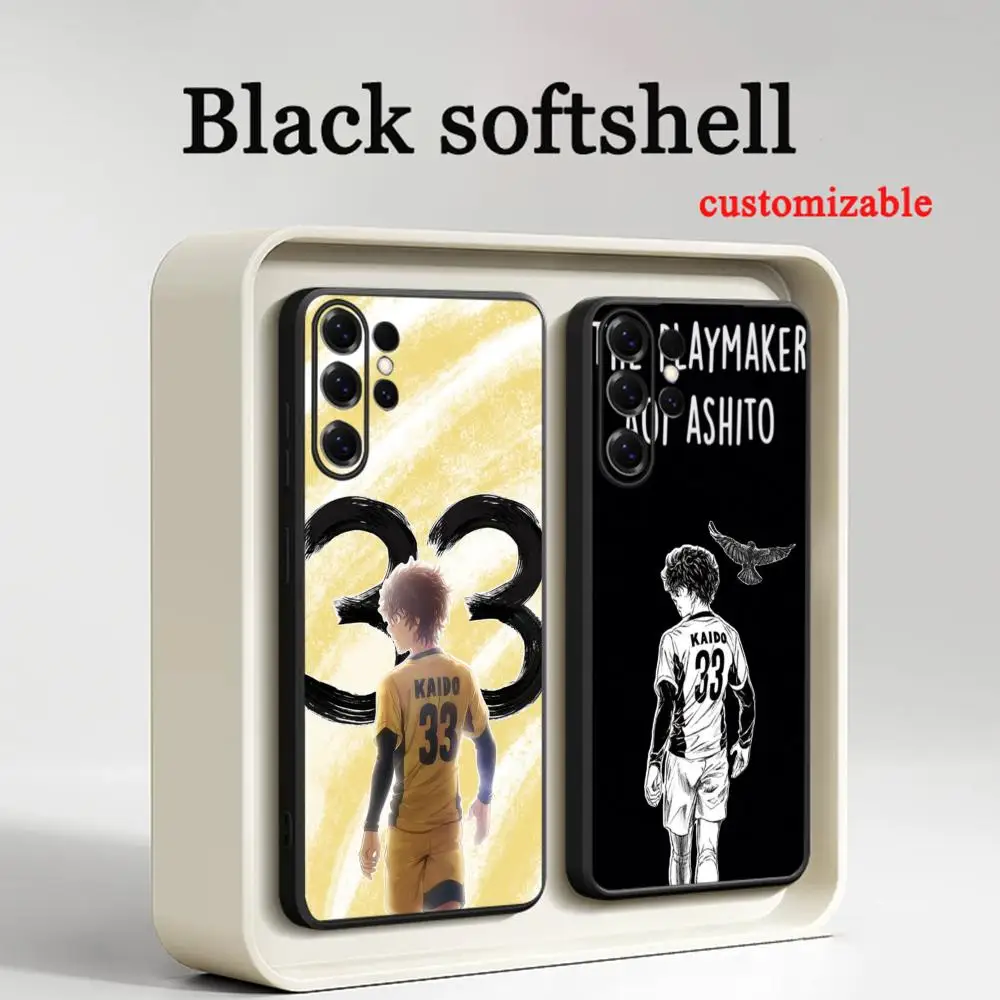 Ao Ashi cool man popular  Phone Case For Samsung Galaxy S26 S25 S24 S23 S22 S21 Plus Ultra Fold A Soft Black