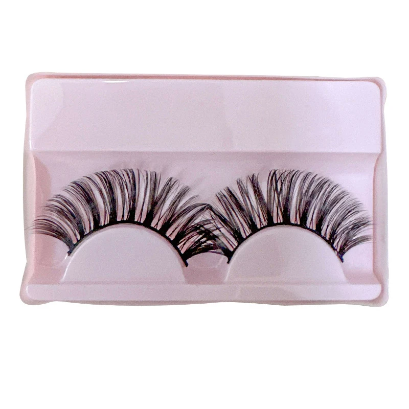 1Pair Cat Eye Lashes Faux Mink Eyelashes Natural Long Manga Lashes Winged End Eye Elongated Eyelashes Fake Lashes Makeup Tools