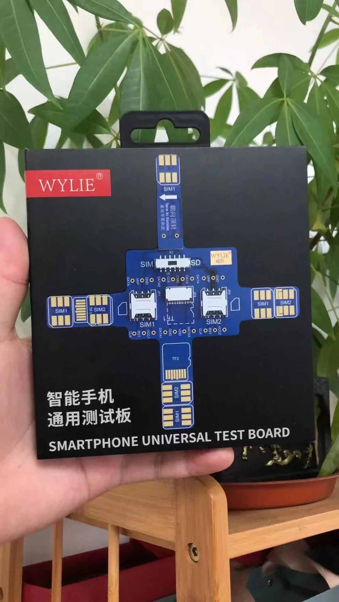 

WYLIE Smartphone Sim Card Signal Universal Test Board SD Card Reader Tool For iPhone Samsung Huawei Xiaomi Android Smartphones