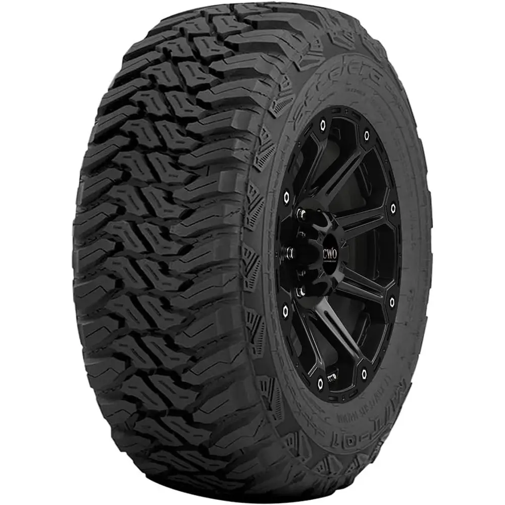

M/T-01 Mud O-Road Light Truck Radial Tire-35X12.50R17LT 35X12.50X17 35X12.50-17 125Q Load Range E LRE 10-Ply BSW Black Side Wall