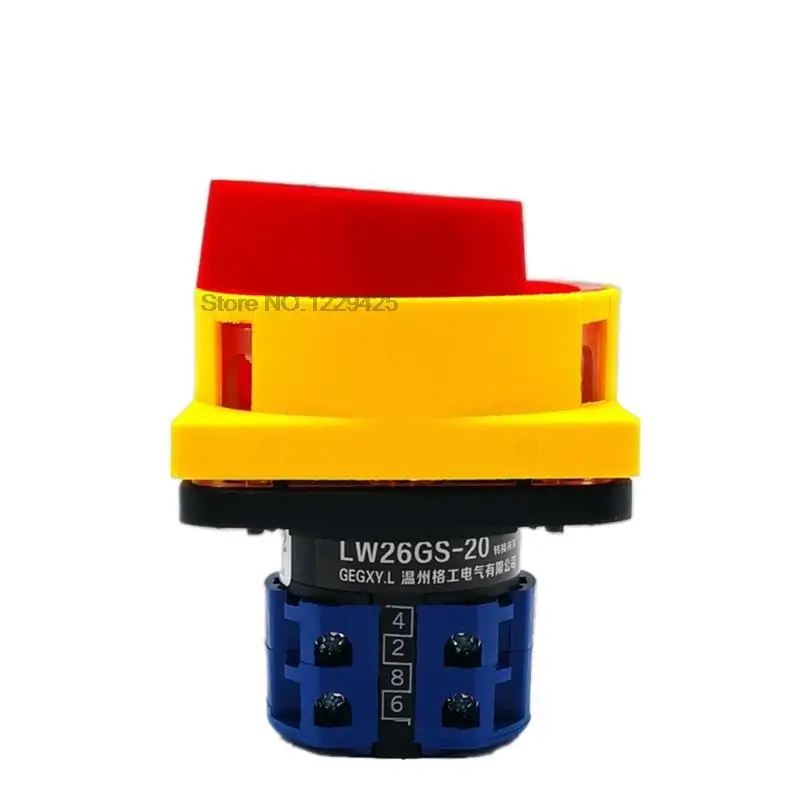 LW26GS-20A/04-2 04-1 Power Cut Off Switch SH13 Universal Conversion Switch Padlock Type Refers Rotation