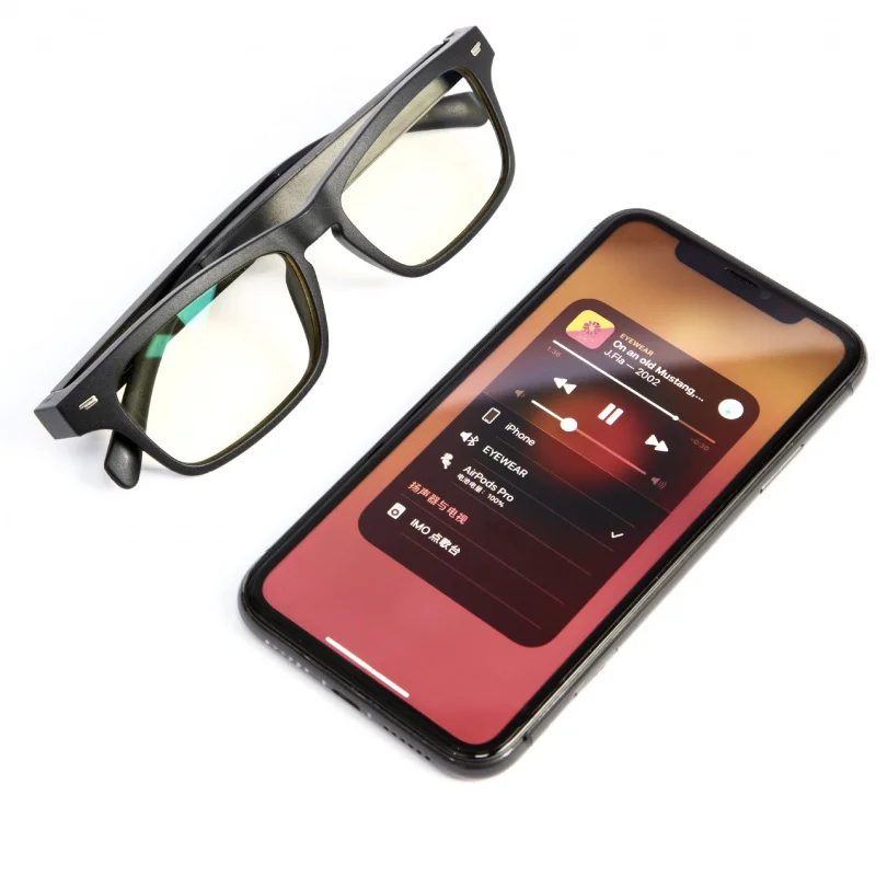 Audio Enabled Bluetooth Sunglasses - KY Polarized Lens with Intelligent Blue Light Protection & Extended Battery