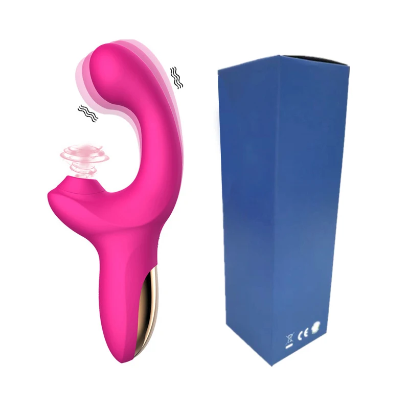Potente Vibrador con Succión para Mujeres, Estimulador de Clítoris con Vacío, Vibrador con Movimiento de Dedos, Juguete Sexual para Adultos Vibrador de clítoris sexy Potente varita mágica AV estimulador de clítoris Var