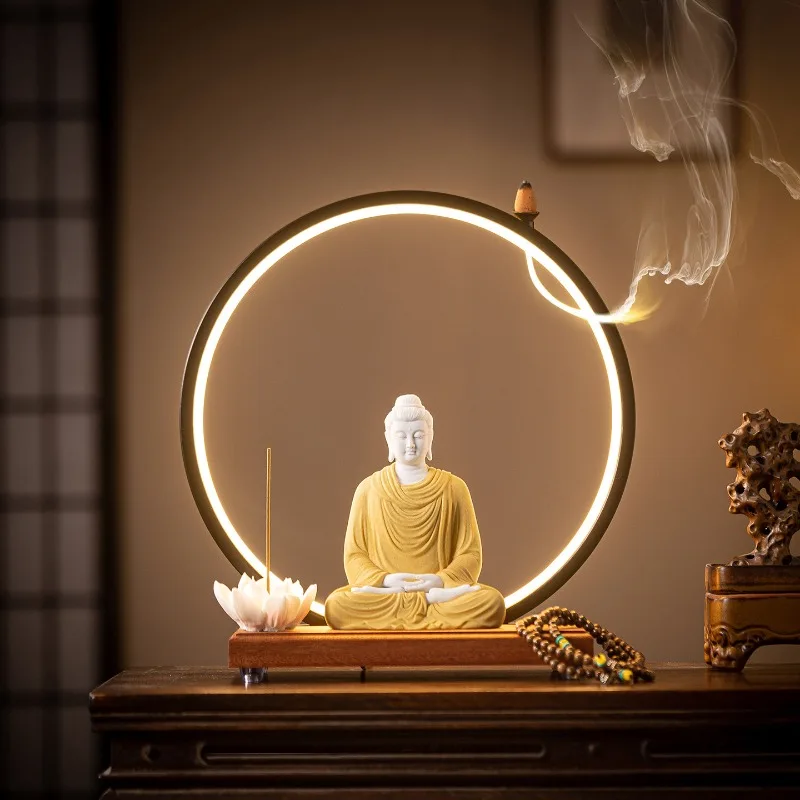 Buddha Perfume Incense Support Burner Holder Home Fragrance Japanese Decoration Incense Burner Holder Inciensos Home Decoration