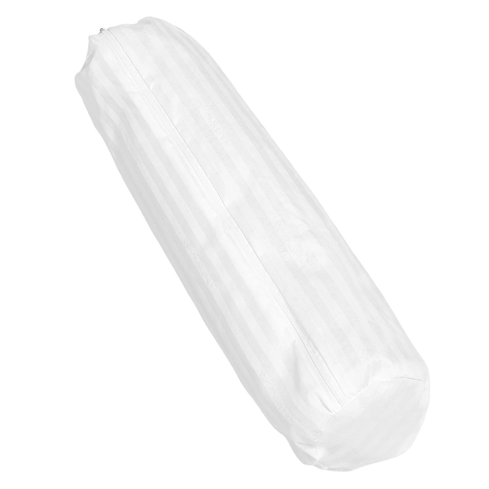 

Bolster Pillow Case White 20x80 Cm Soft Breathable Round Neck Pillow Cover Roll Zip Pillowcase Neck Support Cushion