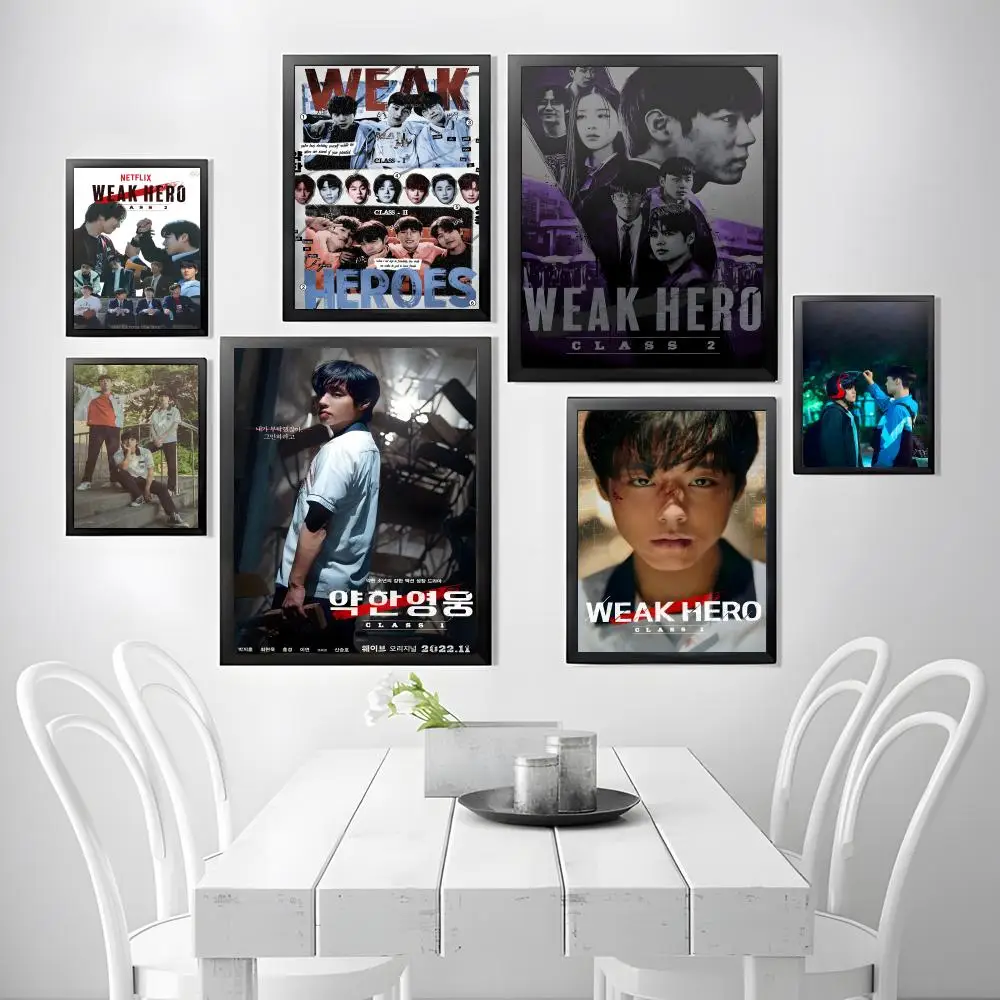 Shounen Action Manga Weak Hero Class Poster HD art sticky wall waterproof home living room bar aesthetic decoration