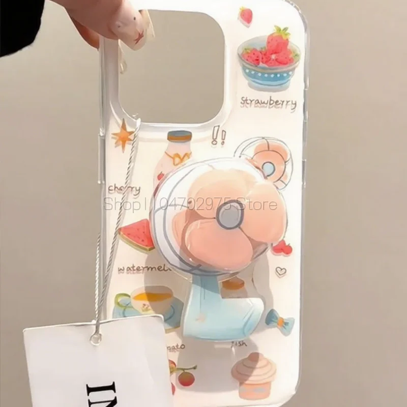 

Корейский милый мультяшный вращающийся вентилятор, держатель для телефона Tok Griptok, подставка для iPhone, Samsung, универсальный держатель для аксессуаров