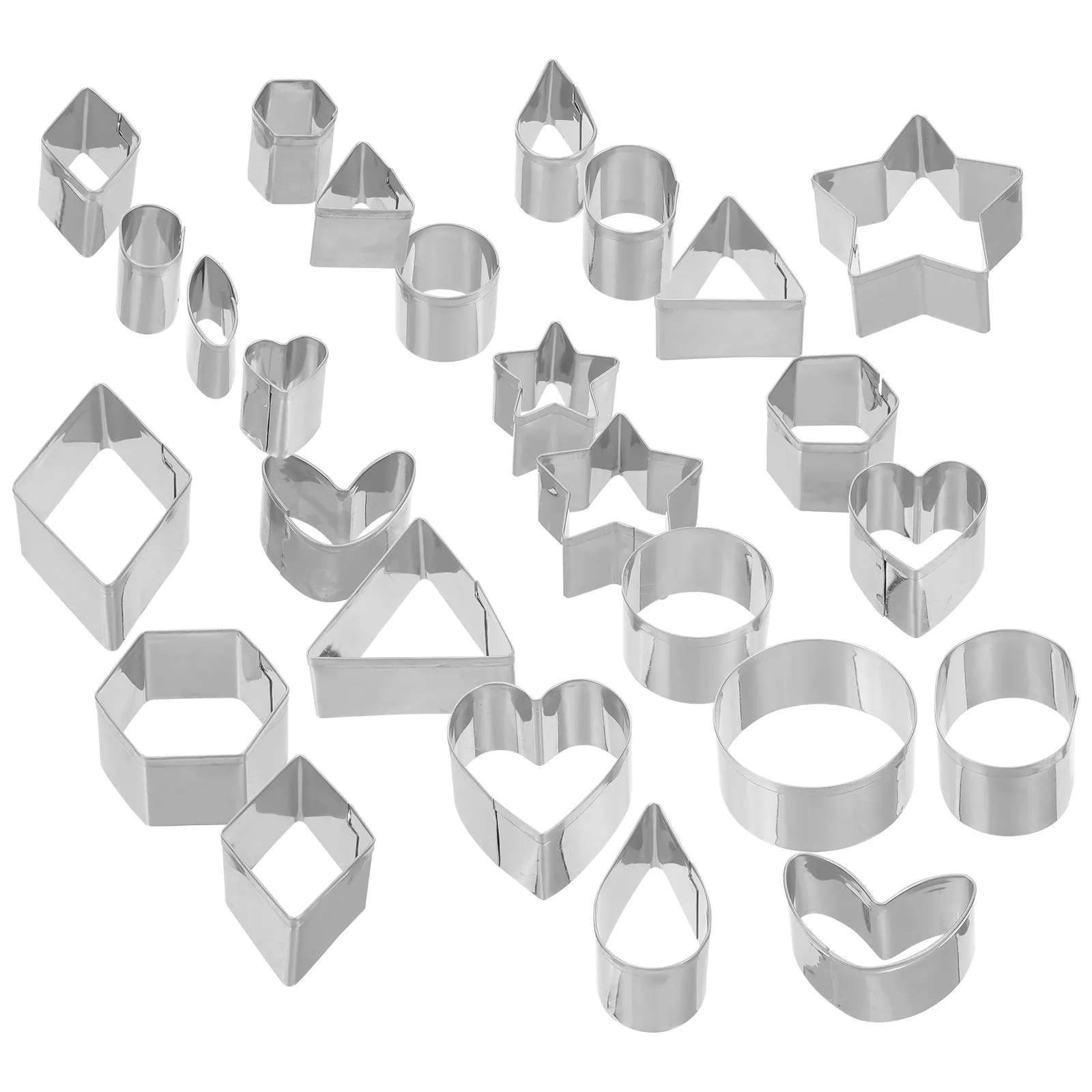 

Набор из 30 форм-резаков для изготовления украшений из полимерной глины, инструменты для рукоделия, аксессуары для сережек, принадлежности для создания украшений