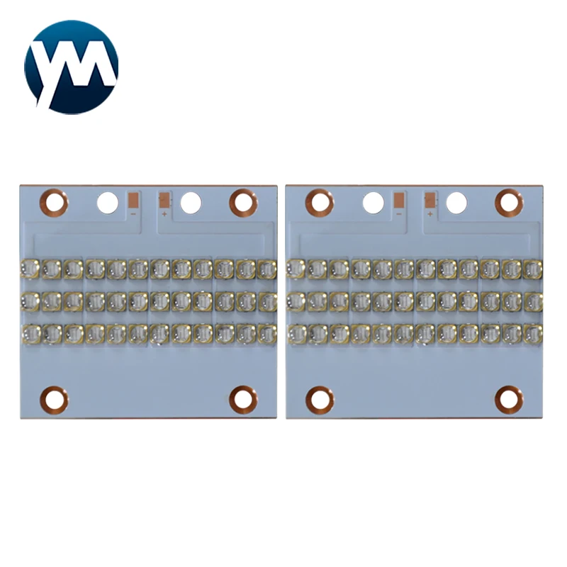 Módulo LED UV de alta potência, Cola de tinta UV, Sistema de cura para impressão 3D, Chip SMD, 100W, 365nm 385nm 395nm 405nm