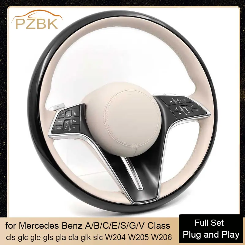 

Car Steering Wheel Full Set Plug and Play for Mercedes Benz Maybach C63 E63 W212 W205 W204 W213 Cls Glc Gle Gls Gla Cla Glk Slc