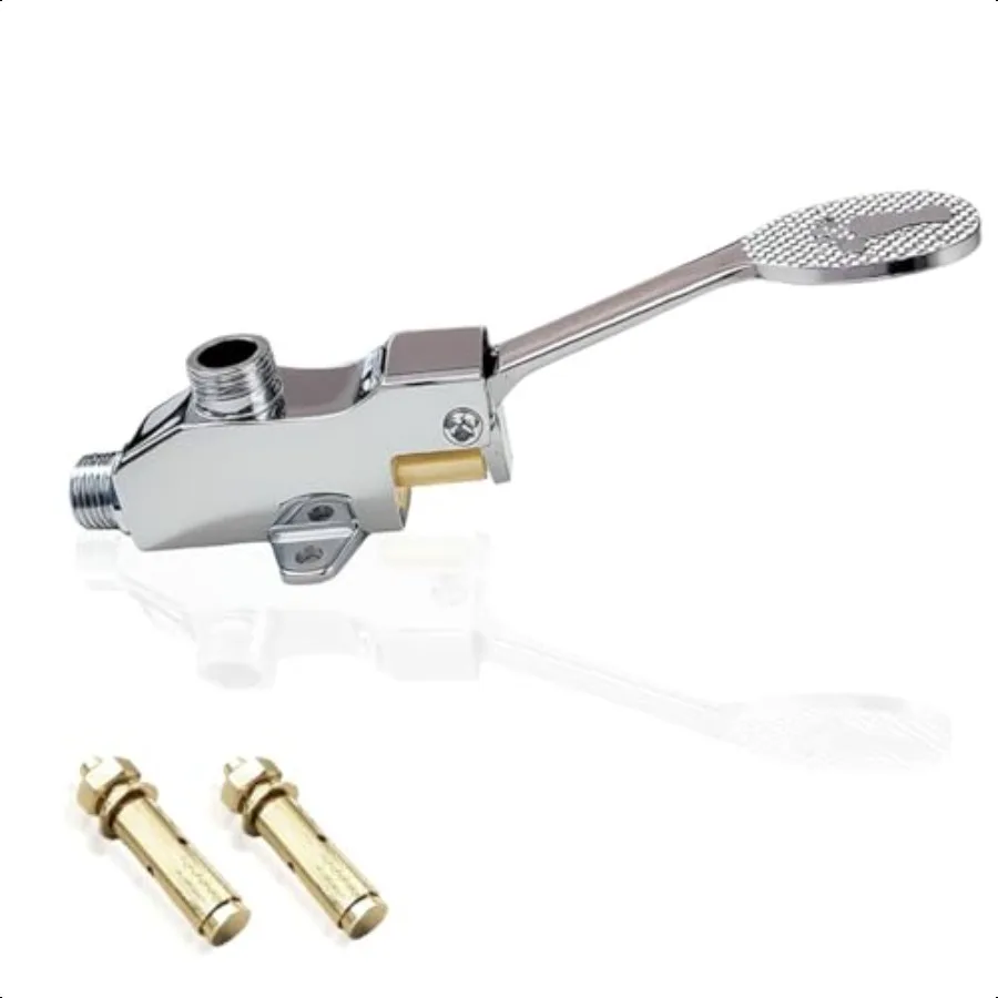 

Латунное напольное крепление с одной ножной педалью для воды для раковины Touchl педальный смеситель для ног Vae G1 2 IPS