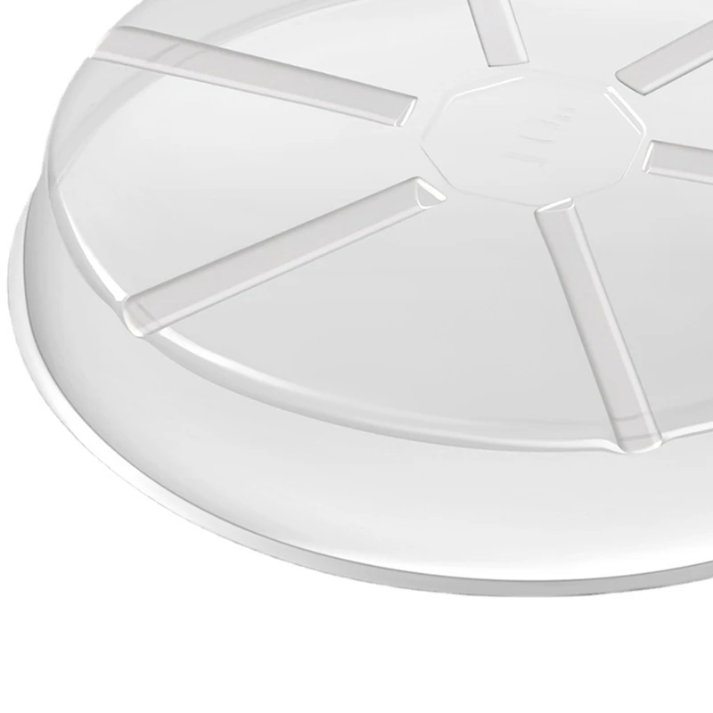 A21I-4Pack Clear Plant Saucer 10Inch Plastic Plant Saucers Thicker Plant Tray Flower Pot For Indoor Outdoor Garden