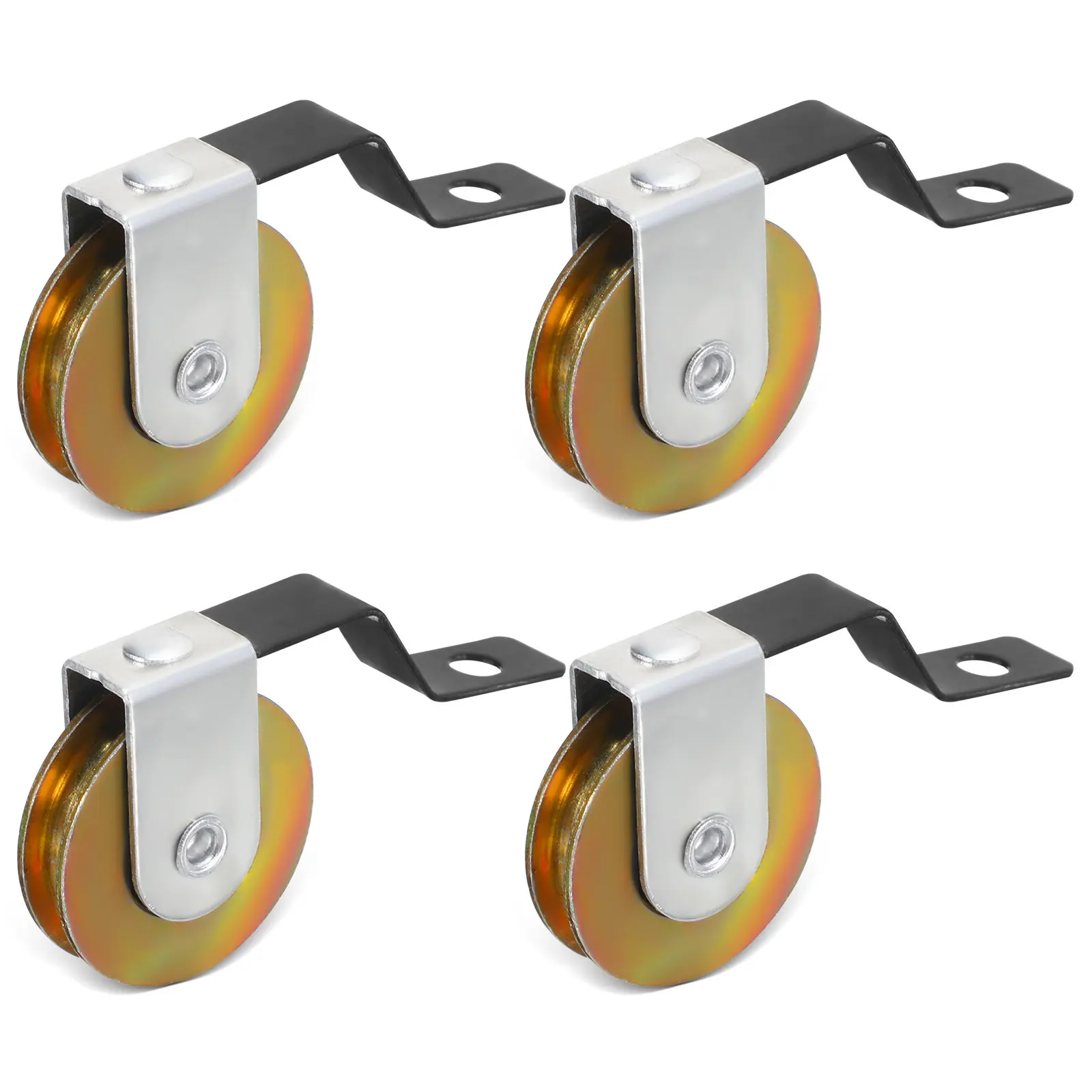 

Комплект из 4 роликов для дверей и окон, из марганцевой стали, для раздвижных дверей-сеток, с высокой нагрузочной способностью, бесшумные, для замены и установки