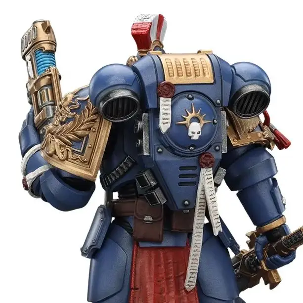 【24-Stunden-Versand】JOYTOY Warhammer 40K Ultramarines Relic Primus-Rüstung mit Plasmapistole und Kampfklinge 1/18 Anime-Figur