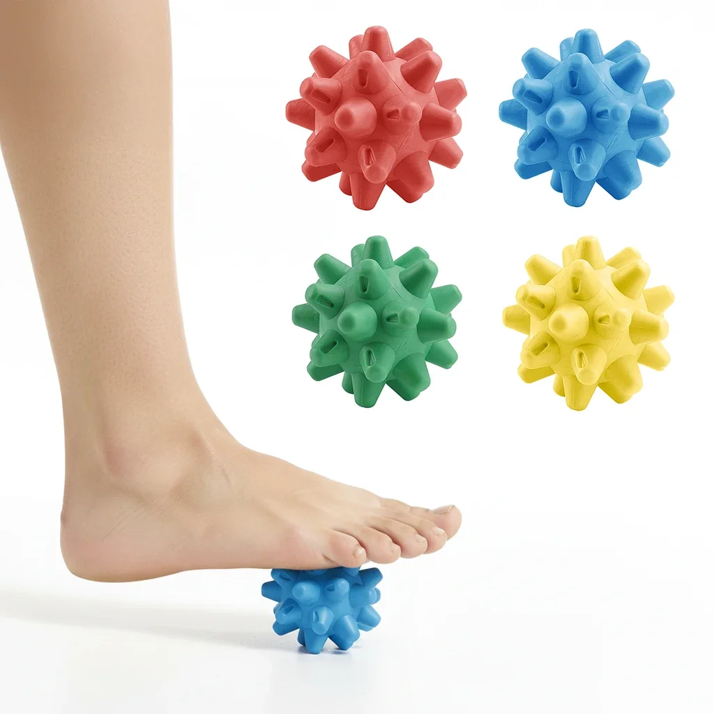 Pelota de masaje de erizo para liberación miofascial de tejido profundo, relajación muscular de cuerpo completo, herramienta de bienestar para pies, espalda, yoga y fitness