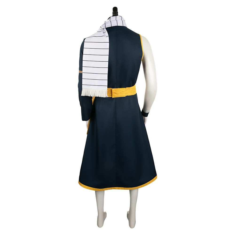 Adulto Lucy Natsu grigio Cosplay Costume Anime fata Cosplay coda adulto Kimono cappotto sciarpa camicia gonna pantaloni Halloween Party Suit