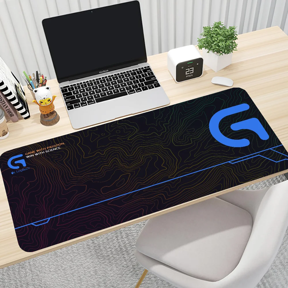 PC Gamer Cabinet Mausepad Anime Logitech Gaming Laptop Mat 1000x500mm Desk Pad Mousepad Gamer Rug Table Mat Computer Accessories