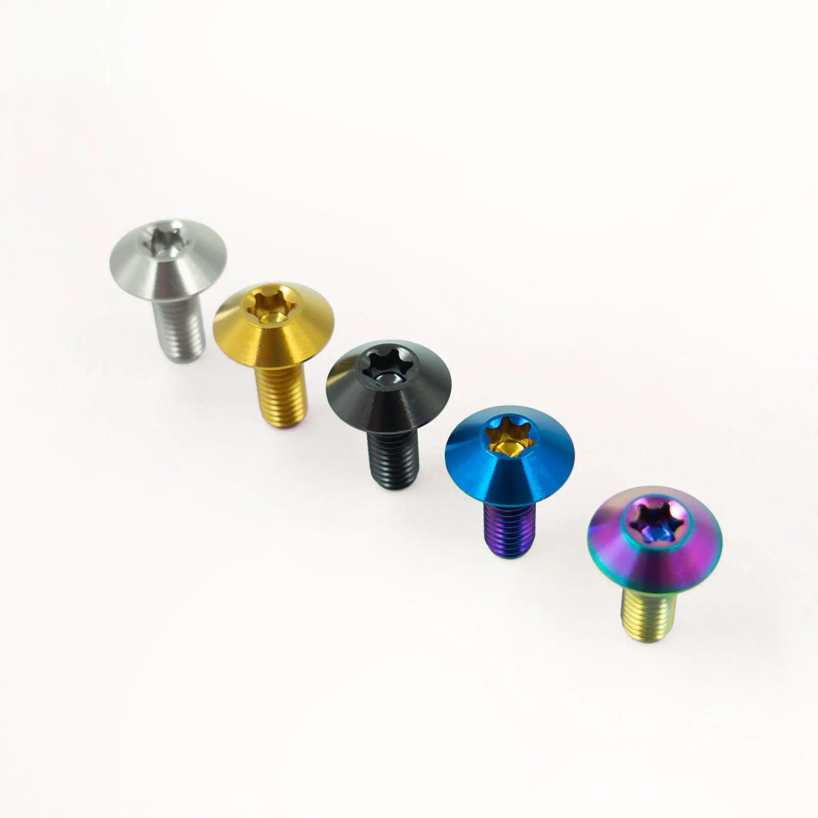 Titanium Bolts M5 M6 Lightweight Screws for Bicycle Motorcycle Bike Parts Accessories