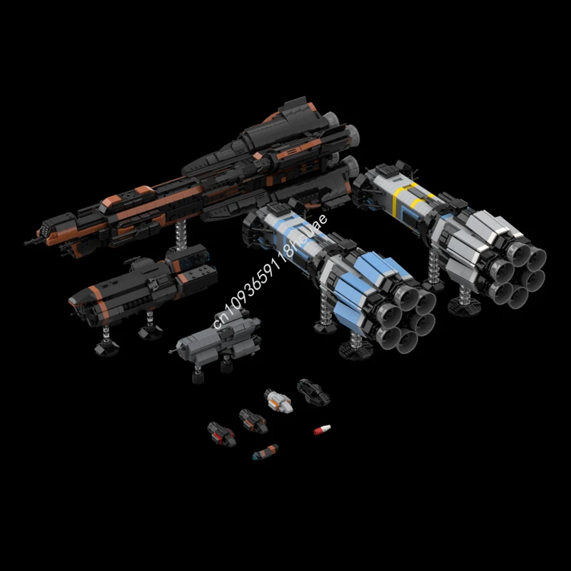5332 elementy MOC Flota z serialu The Expanse, model do składania, klocki modułowe, zabawki edukacyjne dla dzieci, kreatywne rękodzieło, prezenty na urodziny i Boże Narodzenie