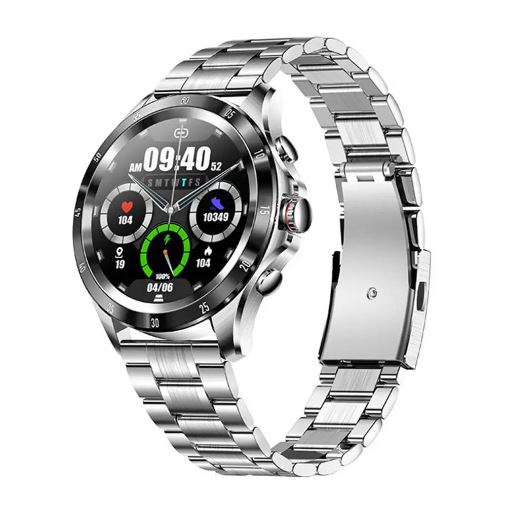 Long Battery Life Electronic Watch 1.32 Inch Screen Health Monitoring Casual Sedentary Reminder Digital Wristwatch