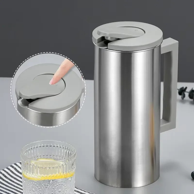 Portable Electric Kettle 1.8L Stainless Steel Cordless Tea Pot Cool Touch Design for Coffee and Water Boiling Fast Heating
