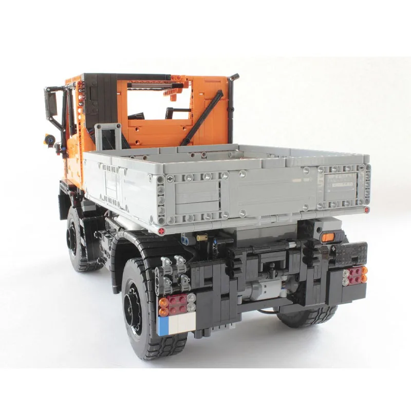 

MOC-29537 Military Heavy-Duty Cargo Semi-Trailer Dump Truck Building Block Model 4167Parts MOC Boys Children's Birthday Toy Gift