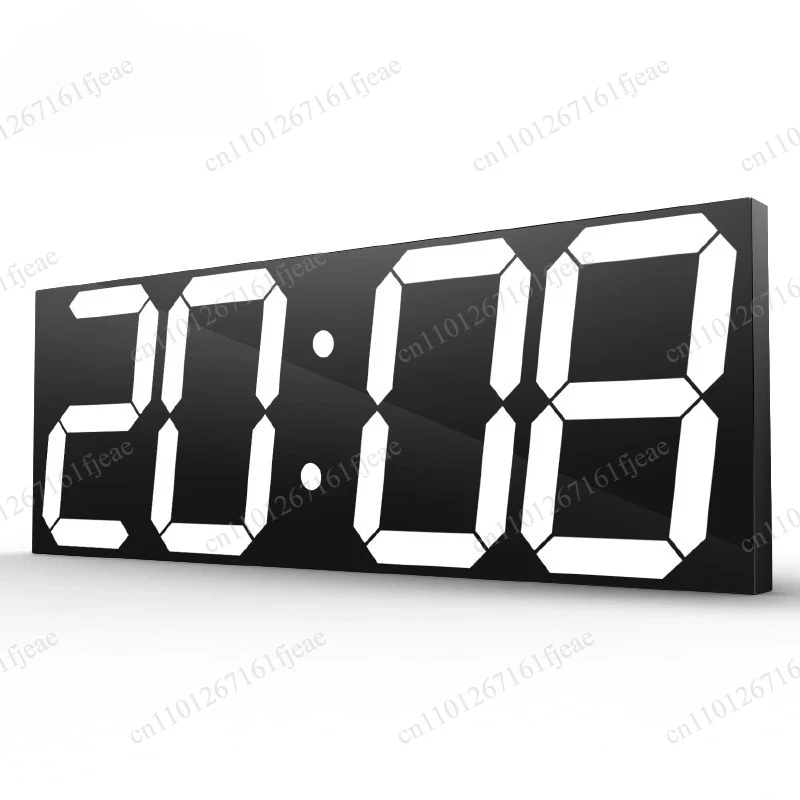 Time Timepiece Minimalist Decoration Led Large Digital Wall Clock Electronic Room Wall Clocks Living Room  Clock Interior Modern