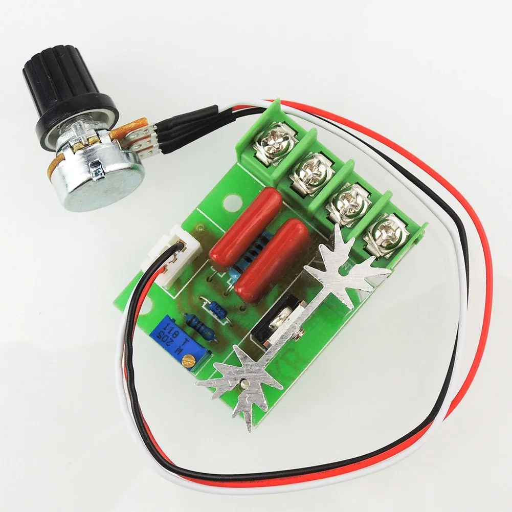 2Pcs 47*35*27mm Motor Speed Controller With Speed Regulator Knob 2000W SCR Voltage Regulator Electrical Equipment Tools Parts