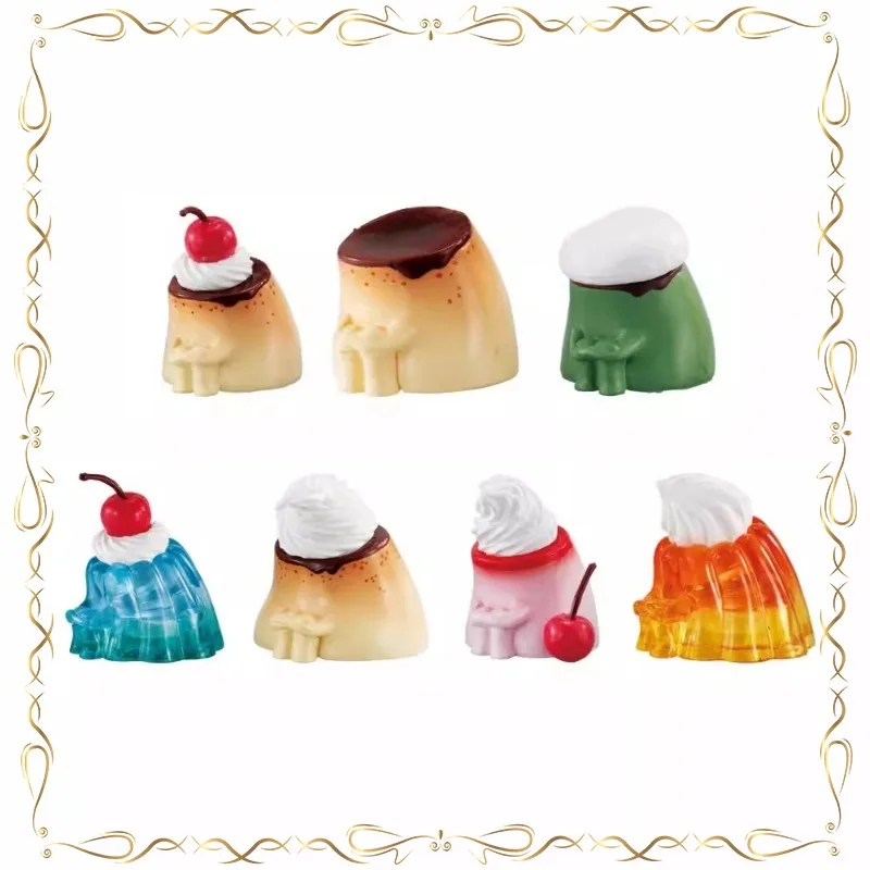 

Pudding Modeling Desktop Ornament Gashapon Kawaii Action Figure Model Toys