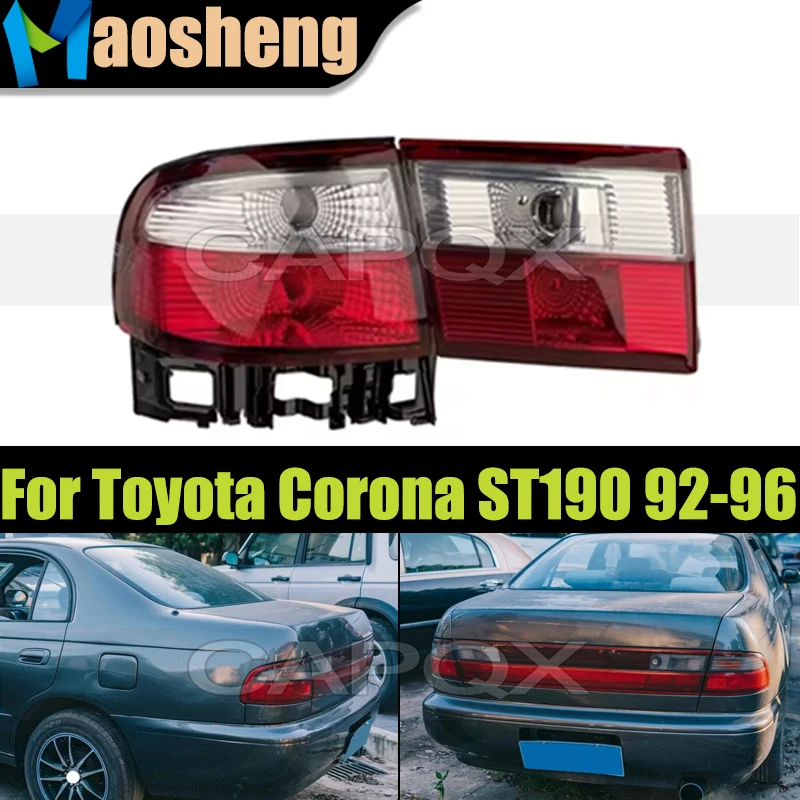 

Задний фонарь автомобиля без лампочек для Toyota Corona ST190 1992-1996, задний стоп-сигнал, стоп-сигнал, задний фонарь