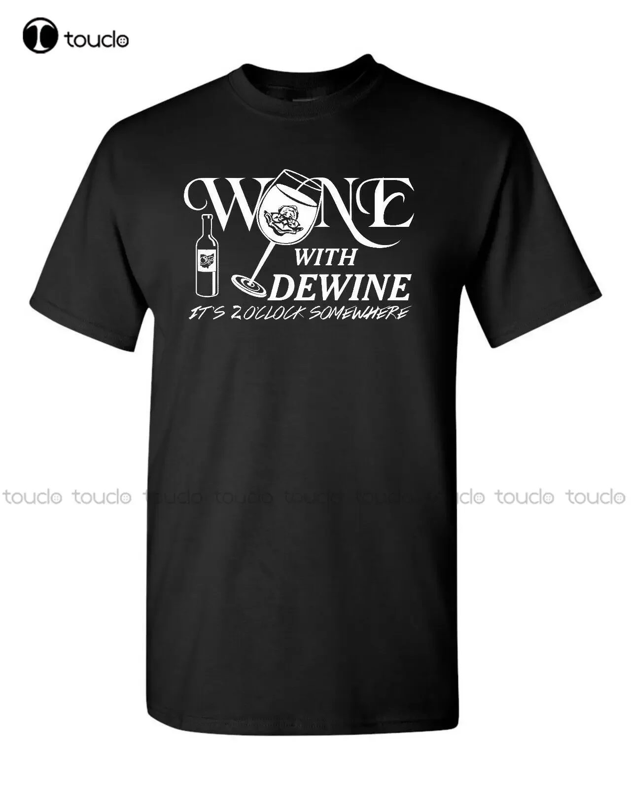 Wine With Dewine It'S 2 O'Clock Somewhere Ohio Governor Men'S Tee Shirt 417 Kindergarten Teacher Shirts Fashion Tshirt Summer 