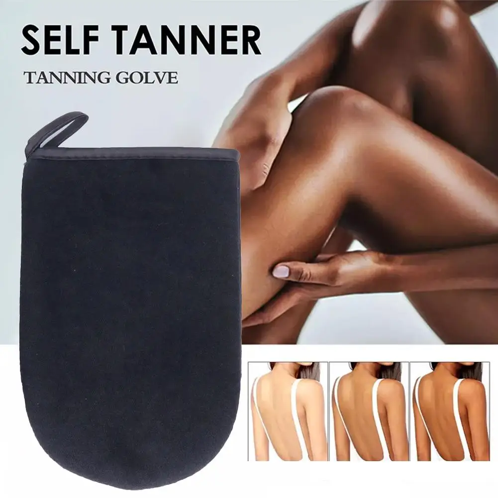 Reusable Body Self Tan Applicator Tanning Gloves Cream Lotion Self Cleaning Mousse Body Tanner Glove L5x4