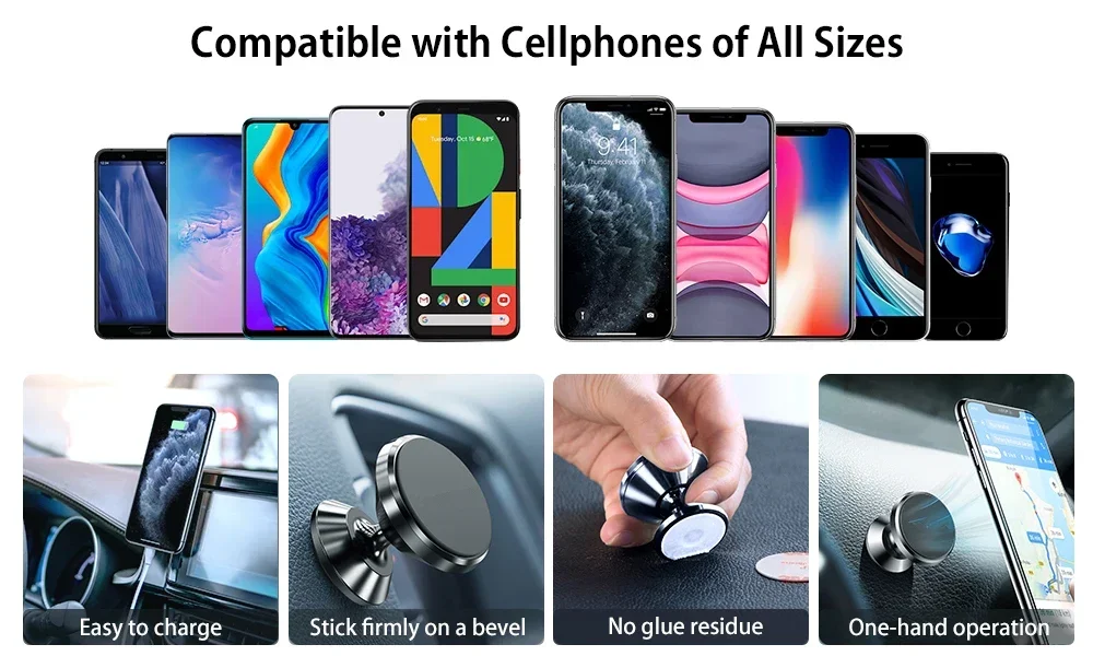 Magnetische Auto-Handyhalterung, Magnet-Halterung, Handy-Ständer, GPS-Unterstützung für iPhone 14 13 12 Pro, Xiaomi, Huawei, Samsung, Oneplus – Detail 14