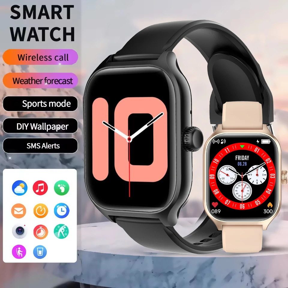 

Новое обновление, умные часы, пульсометр, кислород в крови, мониторинг здоровья, Bluetooth-браслет для вызова, спортивные водонепроницаемые умные часы для мужчин и женщин