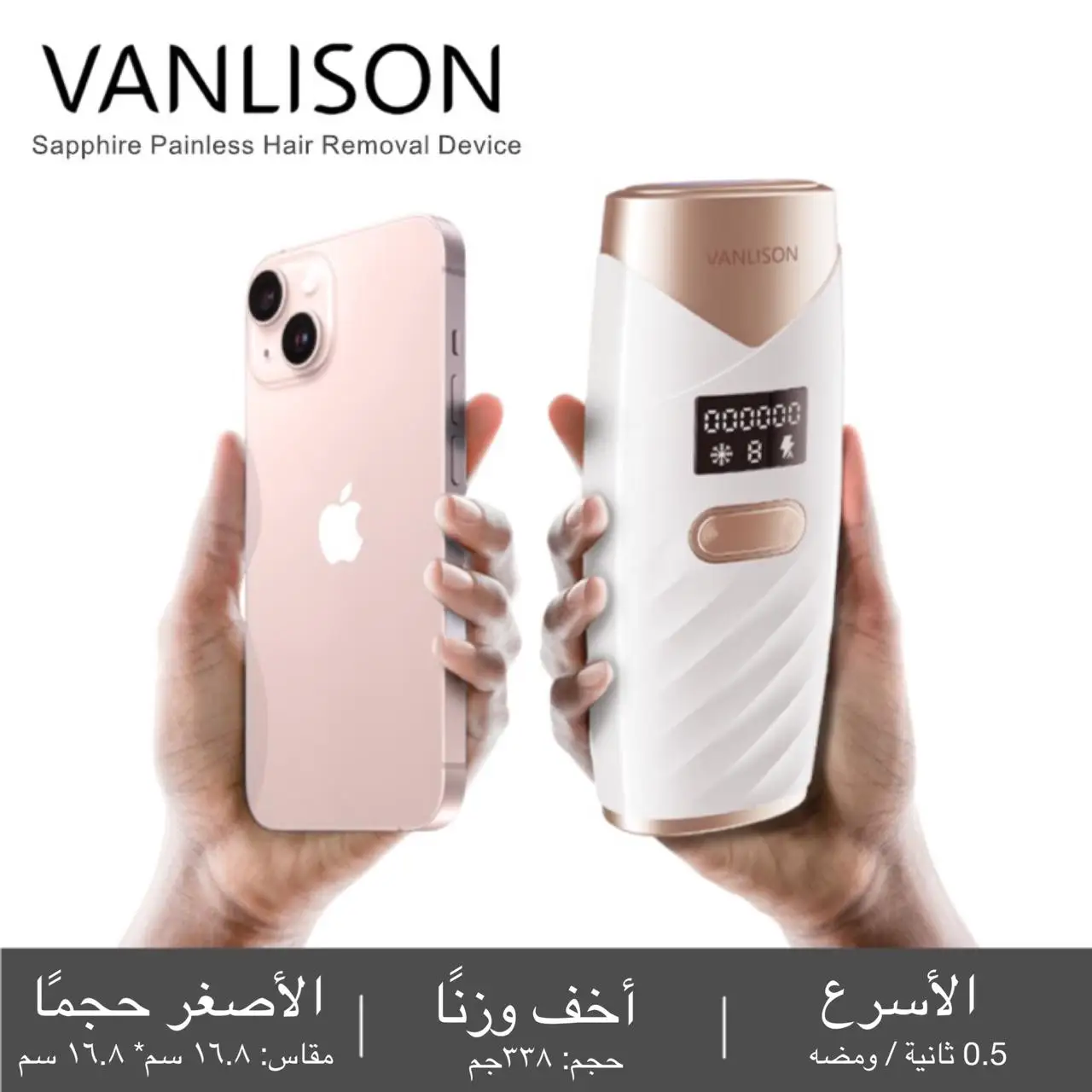 VANLISON Painless Full Lens Ice Feeling Permanent Laser Epilator Full Body Sexmachine For Pubic IPL Hair Removal Dropshipping