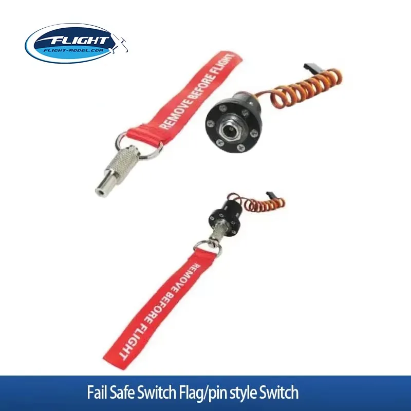 Dualsky FSS-3 Fail-Safe-Schalter, Flag-/Pin-Schalter mit LED-Anzeige für UBEC VR Pro/VR Pro Duo Hubschrauber-Ersatzteile